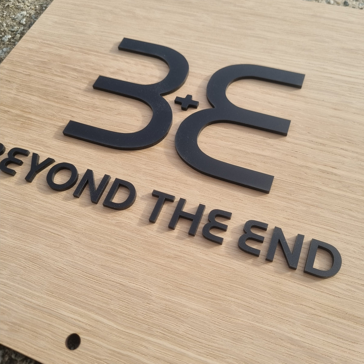 Square business sign - 30cm