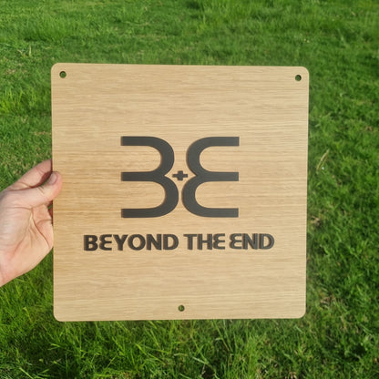 Square business sign - 30cm