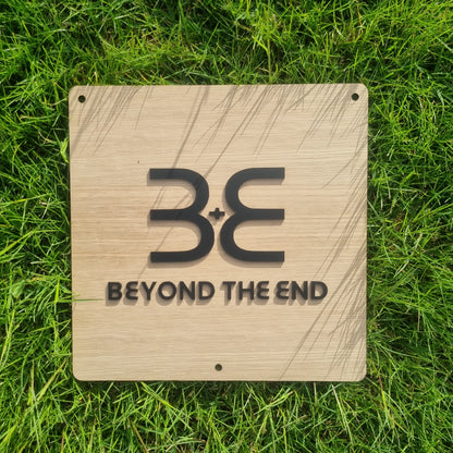 Square business sign - 30cm