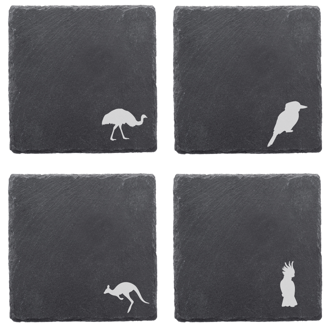 Slate coaster - Australian Animals