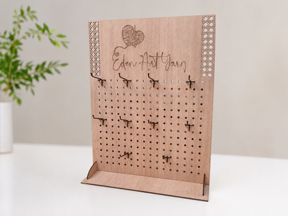 Pegboard display with logo - 45x58cm