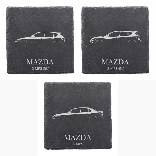 Slate coaster - Mazda MPS