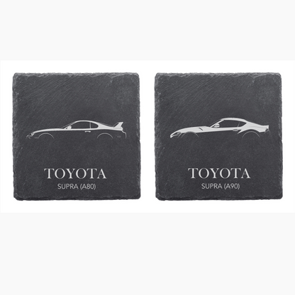 Slate coaster - Toyota Supra