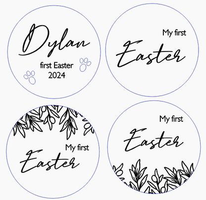 Easter disc round