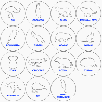 Coasters - Australian Animals