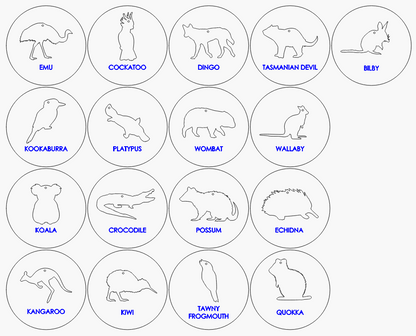 Coasters - Australian Animals