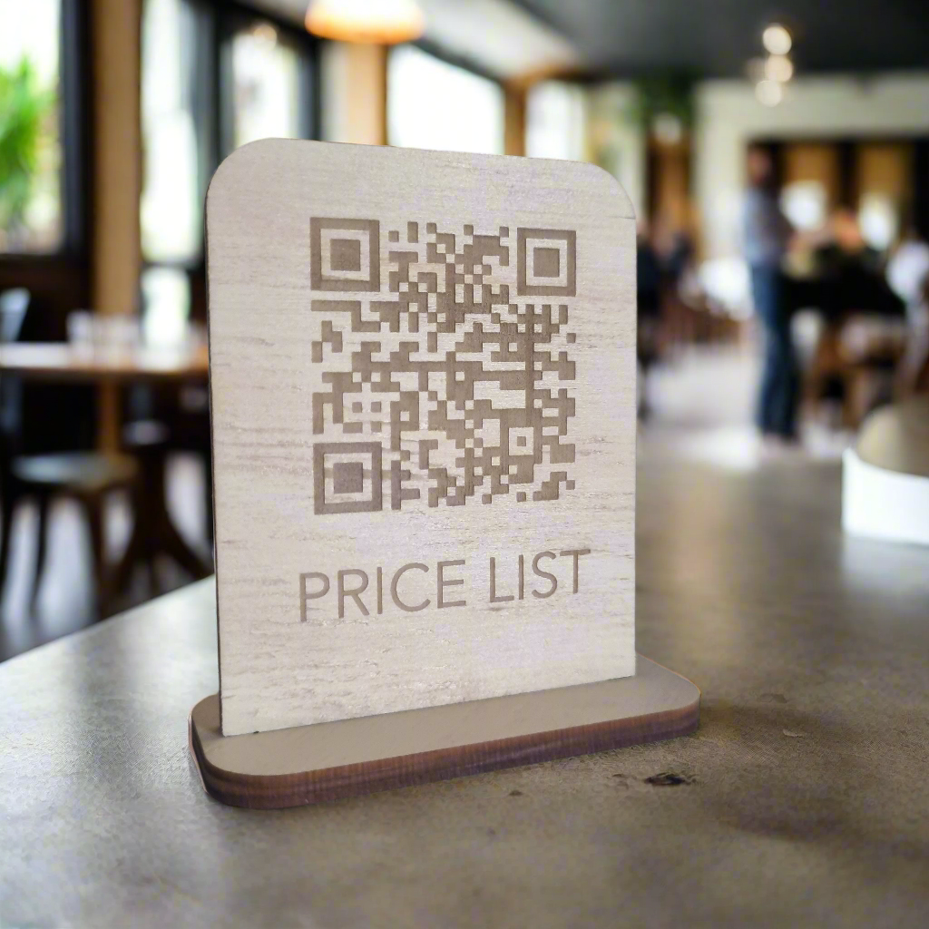 Mini QR code - price list