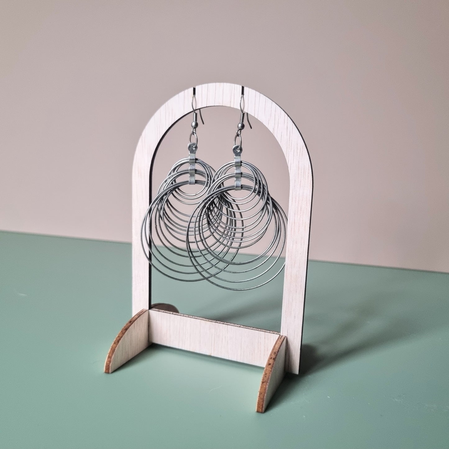 Single pair - rectangle earring holder