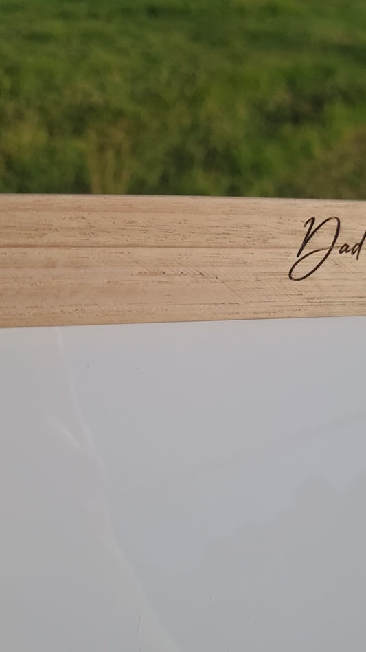 Engraved photo frame - 8x10 picture