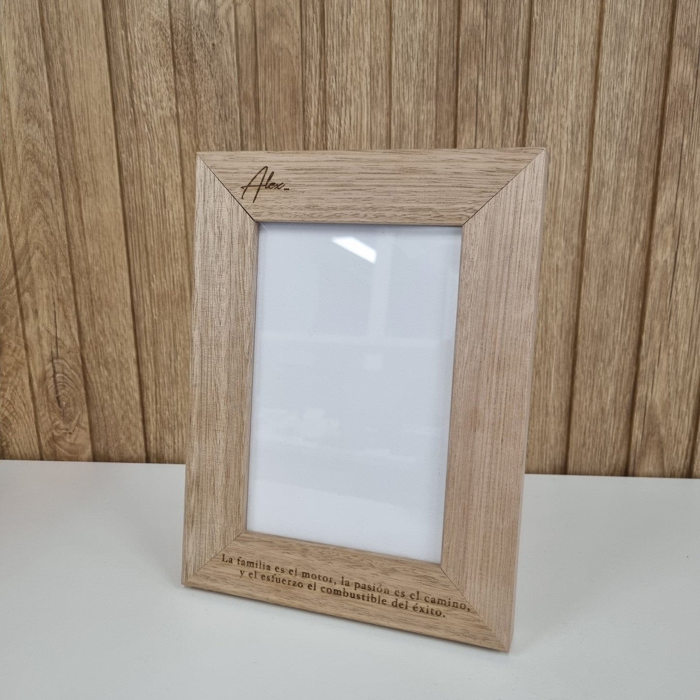 Engraved photo frame - 4x6 picture
