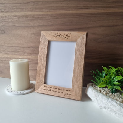 Engraved photo frame - 4x6 picture