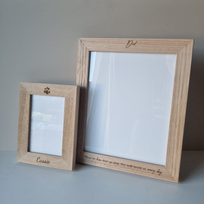 Engraved photo frame - 8x10 picture