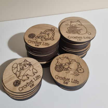 Custom scored coasters