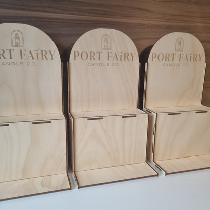 Product display shelves - 2 levels