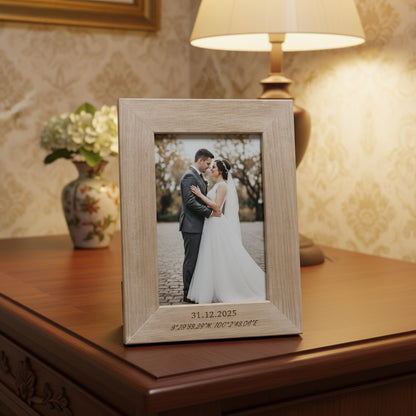 Engraved photo frame - 4x6 picture