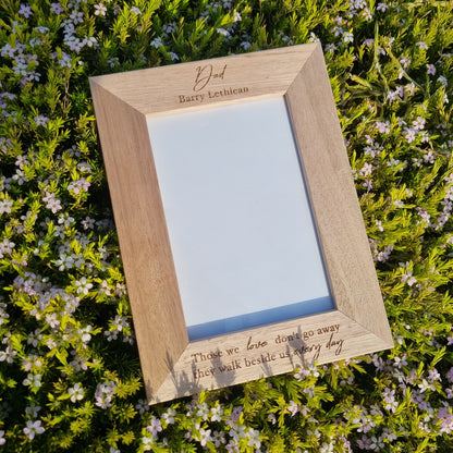Engraved photo frame - 4x6 picture