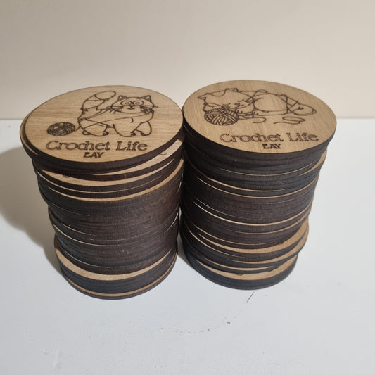 Custom scored coasters